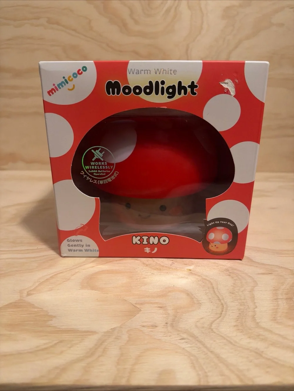 MIMI & COCO Red Moodlight Lantern - Kino Warm White Glow
